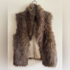 Jack BB Dakota Long Faux Fur Vest